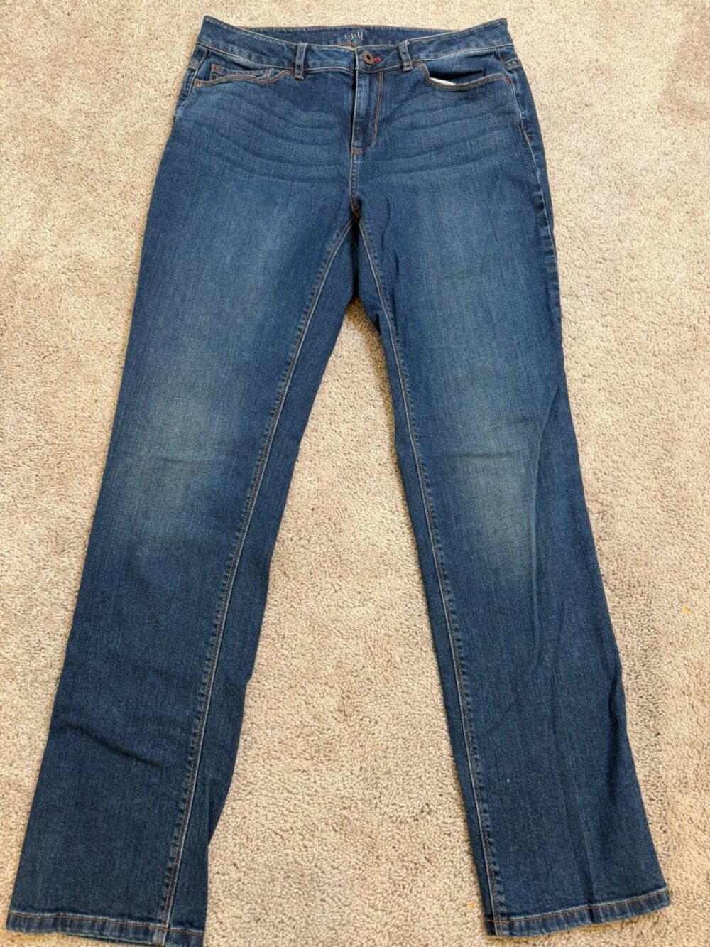 J. Jill Authentic Fit Slim Leg Women's Jeans Size 6 Blue
